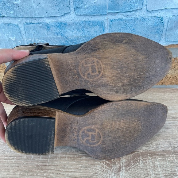 ROPER WOMENS ALL OVER VINTAGE BLACK SHORTY BOOT 9.5 - Picture 4 of 7